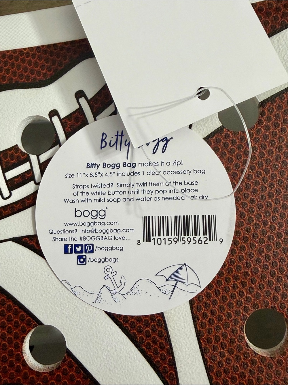 NWT Bitty Bogg Bag MVP Sports Bag Small Waterproof Tote - Picture 6 of 7